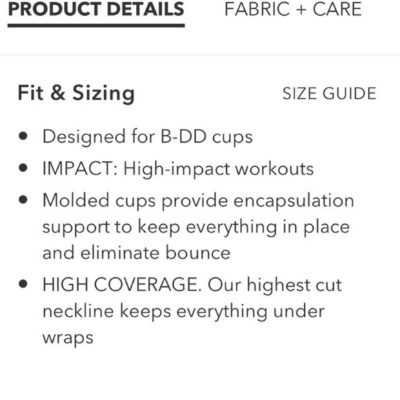 NWT ATHLETA Sports Bra SiZe 34D - Picture 3 of 12